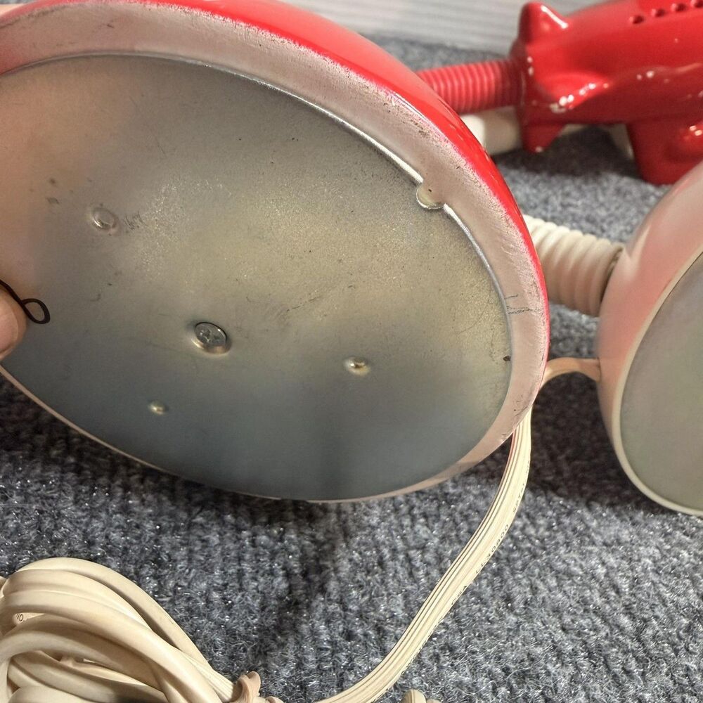 Vintage Airplane Desk Lamp Set Of 2 Red White Gooseneck Plug In Kids Room Taiwan - Picture 12 of 16